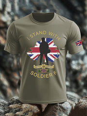 Men's British Veteran imitation cotton short-sleeved T-shirt vetvanguards