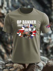Men's British Veteran imitation cotton short-sleeved T-shirt vetvanguards
