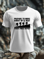 Men's British Veteran imitation cotton short-sleeved T-shirt vetvanguards