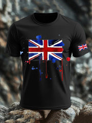 Men's UK Flag Printed T-shirt vetvanguards