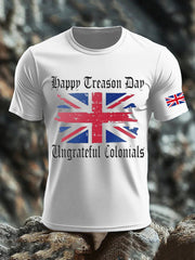 Men's UK Flag Printed T-shirt vetvanguards