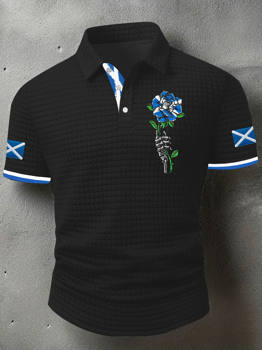 Men's Scottish Flag Short Sleeve Top vetvanguards
