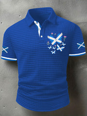 Men's Scottish Flag  Short Sleeve Top vetvanguards