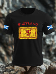 Men's Scottish Flag  Short Sleeve  T-shirt vetvanguards