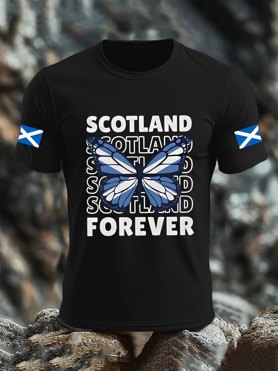 Men's Scottish Flag  Short Sleeve T-shirt vetvanguards