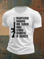 Men's British Veteran imitation cotton short-sleeved T-shirt vetvanguards