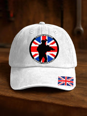 Unisex British Veteran Print Design Print Hat vetvanguards