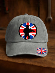 Unisex British Veteran Print Design Print Hat vetvanguards