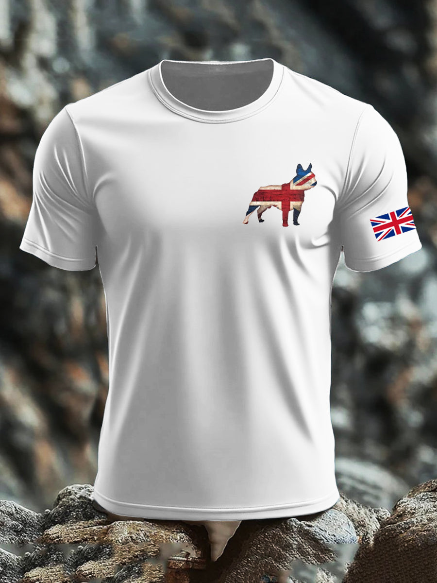 Men's UK Flag Printed T-shirt vetvanguards