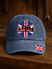 Unisex British Veteran Print Design Print Hat vetvanguards