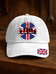 Unisex British Veteran Print Design Print Hat vetvanguards