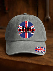 Unisex British Veteran Print Design Print Hat vetvanguards