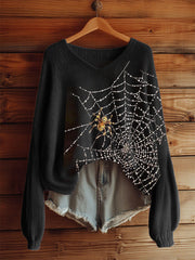 Women's Halloween Print Casual Top vetvanguards