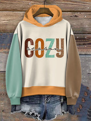 Women's Cozy Season Print Sweatshirt vetvanguards