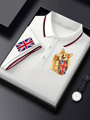 Men's Vintage England Flag Casual Shirt vetvanguards
