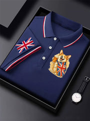 Men's Vintage England Flag Casual Shirt vetvanguards