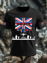 Men's British Veteran Print short sleeves t-shirt vetvanguards