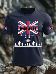 Men's British Veteran Print short sleeves t-shirt vetvanguards