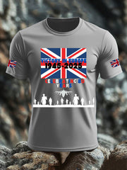 Men's British Veteran Print short sleeves t-shirt vetvanguards