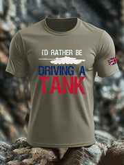 Men's British Veteran imitation cotton short-sleeved T-shirt vetvanguards