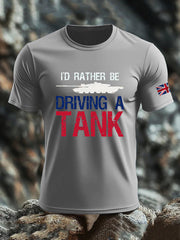 Men's British Veteran imitation cotton short-sleeved T-shirt vetvanguards