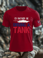 Men's British Veteran imitation cotton short-sleeved T-shirt vetvanguards