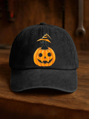 Unisex halloween black cat Design Print Hat vetvanguards