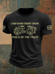 Men's British Veteran imitation cotton short-sleeved T-shirt vetvanguards