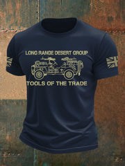 Men's British Veteran imitation cotton short-sleeved T-shirt vetvanguards