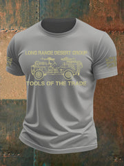 Men's British Veteran imitation cotton short-sleeved T-shirt vetvanguards