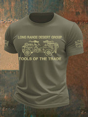 Men's British Veteran imitation cotton short-sleeved T-shirt vetvanguards