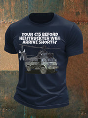 Men's British Veteran imitation cotton short-sleeved T-shirt vetvanguards