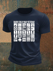 Men's British Veteran imitation cotton short-sleeved T-shirt vetvanguards
