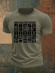 Men's British Veteran imitation cotton short-sleeved T-shirt vetvanguards