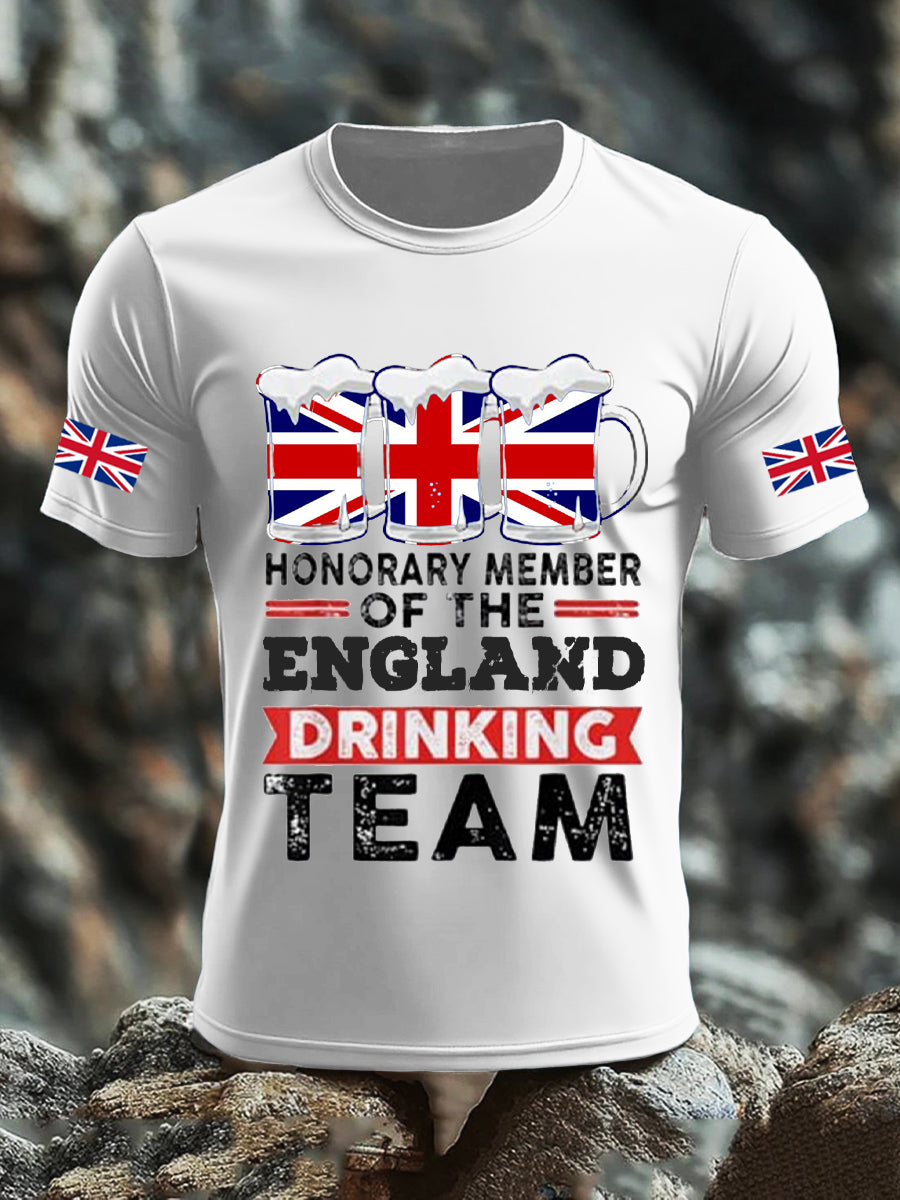 Men's UK Flag Liquor Printed T-shirt vetvanguards
