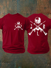 Men's British Veteran imitation cotton short-sleeved T-shirt vetvanguards
