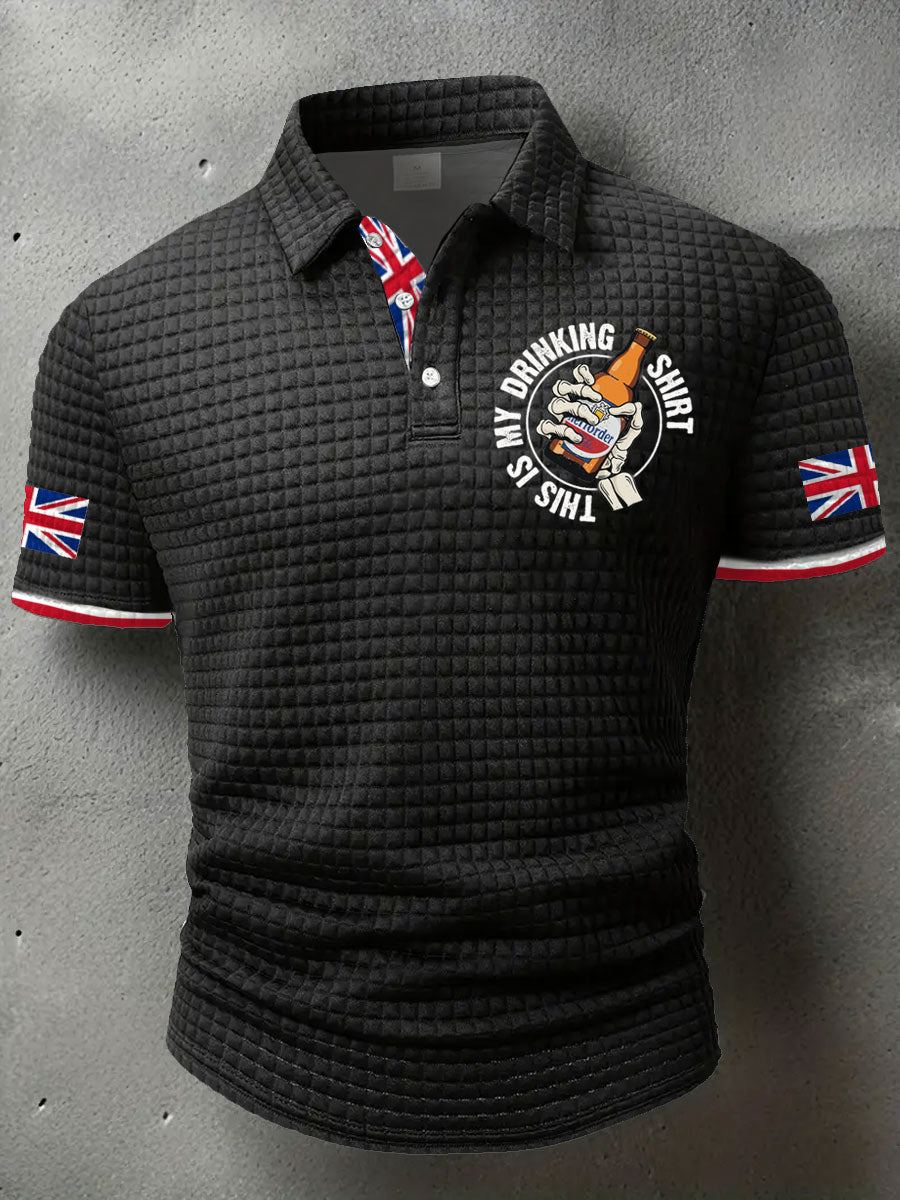 Men's This Is My Drinking Shirt Printed Casual Tops vetvanguards