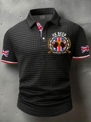 Men's UK Beer Drinking Team Printed Casual Tops vetvanguards