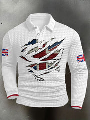 Men's UK Flag Printed Casual Tops vetvanguards