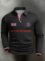 Men's UK Flag Printed Casual Tops vetvanguards