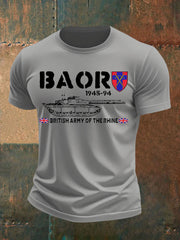 Men's Veterans British Army imitation cotton short-sleeved T-shirt vetvanguards