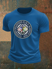 Men's british veteran imitation cotton short-sleeved T-shirt vetvanguards