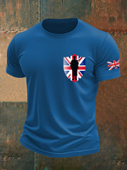 Men's british veteran imitation cotton short-sleeved T-shirt vetvanguards