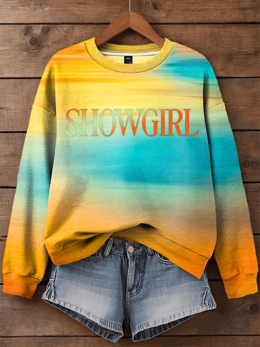 Women's Showgirl Design Music Fan Sweatshirt vetvanguards