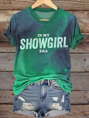Women's Showgirl Design Music Fan T-shirt vetvanguards