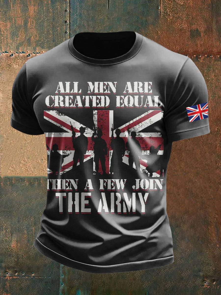 Men's british veteran short sleeves t-shirt vetvanguards
