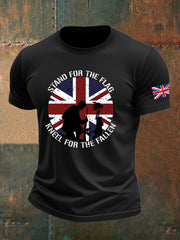 Men's british veteran imitation cotton short-sleeved T-shirt vetvanguards
