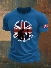 Men's british veteran imitation cotton short-sleeved T-shirt vetvanguards