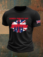 Men's british veteran imitation cotton short-sleeved T-shirt vetvanguards