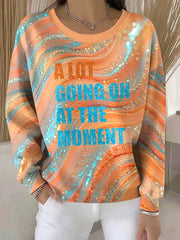 Women's Showgirl Print Music Fan Sweatshirt vetvanguards